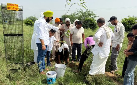 रामगढ़ में पर्यावरण चेतना: 'हर व्यक्ति अपने जन्मदिन पर अनिवार्य रूप से लगाए एक पौधा और लें उसकी जिम्मेदारी' — परमजीत सिंह