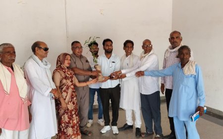 कांग्रेस पर्यावरण संरक्षण प्रकोष्ठ द्वारा वृक्ष लगाने व वितरण करने का कार्यक्रम शुरू; 21 दिन में लगाएंगे 2000 से अधिक पौधे