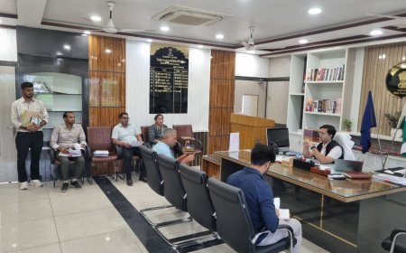 पंच गौरव योजना के प्रभावी क्रियान्वयन को लेकर जिला कलेक्टर ने की समीक्षा