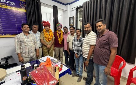 नई कमान, नया संदेश: अपराधियों में रहेगा खौफ, आमजन का बढ़ेगा भरोसा;  जहाजपुर थाने में दयाराम जाट ने संभाला कार्यभार