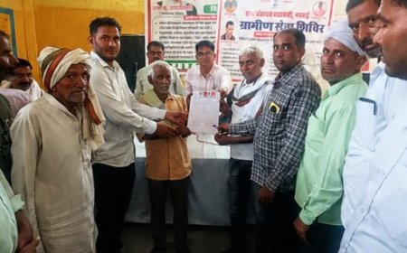 शिविर में मिली बड़ी राहत, चंद्रकांत की भूमि विभाजन की समस्या हुई दूर