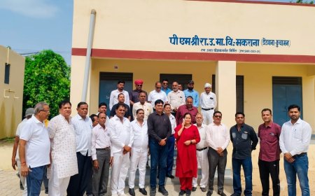 भामाशाह सोलंकी परिवार ने स्कूल को भेंट किया वाटर कूलर, समारोहपूर्वक हुआ लोकार्पण