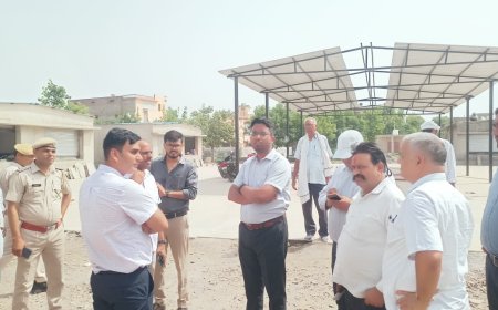 डीग में मानसून पूर्व तैयारियों की समीक्षा, जिला कलक्टर ने किया शहर का सघन निरीक्षण