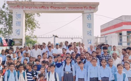 गगवाना के स्कूल में शिक्षकों की कमी पर फूटा गुस्सा: विद्यार्थियों और ग्रामीणों ने मुख्य द्वार पर जड़ा ताला, शिक्षा विभाग ने तुरंत लगाए 5 शिक्षक