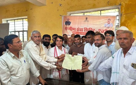 महुवा विधायक की मौजूदगी में ग्राम पंचायत ने जारी किया पट्टा; शनिवार सुबह 8 बजे भूमि पूजन के साथ शुरू होगा स्वास्थ्य केंद्र का भव्य निर्माण