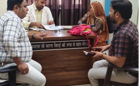 ​सीएमएचओ  ने किया प्राथमिक स्वास्थ्य केंद्र का औचक निरीक्षण, व्यवस्थाएं सुधारने के दिए निर्देश