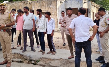 जहाजपुर पुलिस की ताबड़तोड़ दबिश, हिस्ट्रीशीटर समेत 15 बदमाश गिरफ्तार