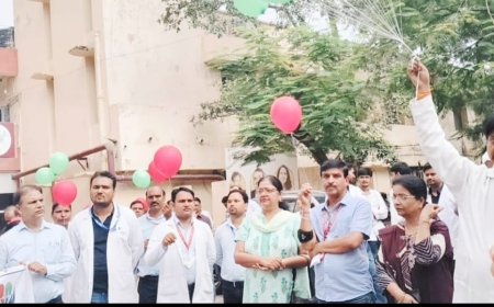 अंगदान महादान रैली में शामिल हुए, संकल्प लिया