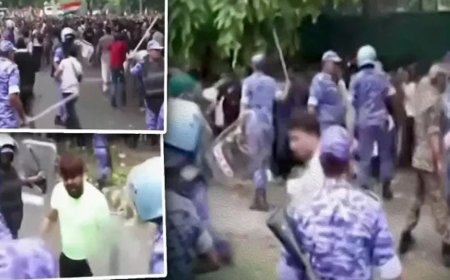 संसद मार्च के दौरान प्रदर्शनकारियों को पुलिस ने रोका, बल प्रयोग से किया इनकार