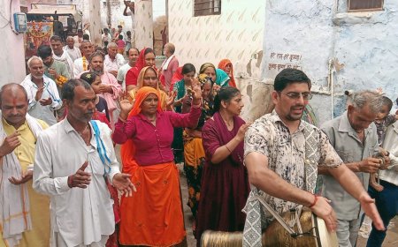 नारायणपुर में यति महाराज की स्मृति में तिरोभाव दिवस महोत्सव धूमधाम से मनाया