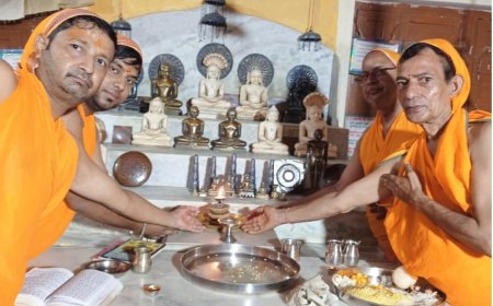 गोविंदगढ़ और बड़ौदामेव में भक्तिभाव से मनाया गया भगवान नेमीनाथ का मोक्ष कल्याणक विशेष पूजा-अर्चना कर की विश्व शांति की कामना