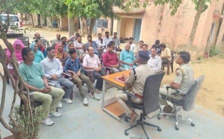 उदयपुरवाटी थाने में सीएलजी बैठक में दी संचार साथी एप की जानकारी;  अपराधों की रोकथाम के लिए समाज का सहयोग जरुरी