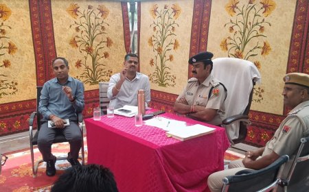 पुलिस और जनता के समन्वय से थमेगा अपराध: तखतगढ़ में साइबर ठगी व सुरक्षा व्यवस्था पर हुई अहम चर्चा