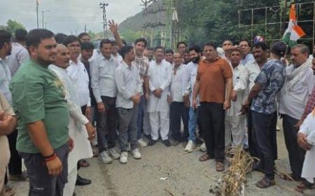 उदयपुरवाटी में कांग्रेसियों का केंद्र सरकार के खिलाफ जोरदार प्रदर्शन,PM का फूका पुतला, धर्मेंद्र प्रधान का मांगा इस्तीफा