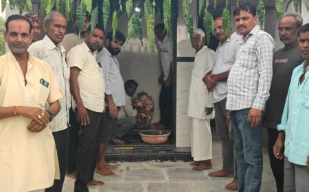 चिराना में प्राचीन शीतला माता मंदिर कि पुनः स्थापना,धार्मिक रीति-रिवाजो व विधिवत संपन्न हुआ कार्यक्रम