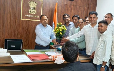 'कर्मभूमि से मातृभूमि' विजन को मिलेगी गति: डीडवाना में VDO संघ प्रतिनिधिमंडल ने ADM का किया स्वागत, विकास कार्यों पर मंथन