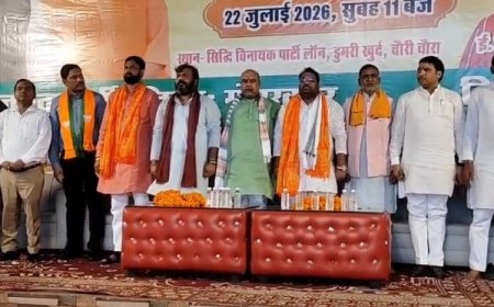 चौरी-चौरा में गरजा भाजपा का शक्ति केंद्र: "मेरा बूथ, सबसे मजबूत" के संकल्प के साथ सम्मेलन संपन्न, दो-तिहाई मत हासिल करने का मिला लक्ष्य