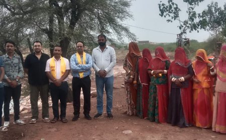 आदर्श गांव नांदिया कलां का पर्यावरण मॉडल देखने पहुंचे IIT जोधपुर के शोधार्थी: आध्यात्मिकता से जोड़ा जल व प्रकृति संरक्षण