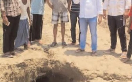 मूसलाधार बारिश से रोहा पाथ बांध का बड़ा हिस्सा धंसा,बांध धंसने से मंडराया बाढ़ का खतरा, ग्रामीणों ने तत्काल मरम्मत की मांग