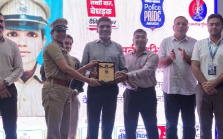 झुंझुनूं में 'पुलिस प्राइड अवार्ड' सम्मानित: उत्कृष्ट कार्य और जनसेवा के लिए 39 पुलिसकर्मियों और अधिकारियों को मिला सम्मान
