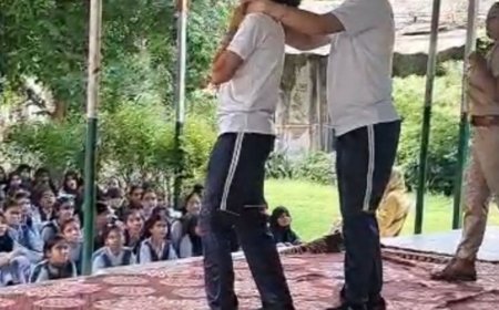 टोंक में महिला सुरक्षा संकल्प अभियान: बग्घी खाना स्कूल की बालिकाओं को सिखाए गए आत्मरक्षा के गुर, साइबर क्राइम से बचाव की दी जानकारी