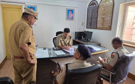 एसपी पंकज यादव ने किया खेड़ापा थाना व बावड़ी चौंकी का निरीक्षण, कानून-व्यवस्था को लेकर दिए निर्देश