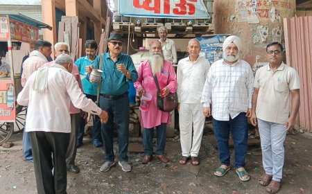 सृजक संस्थान की 3 माह से जारी प्याऊ का शरबत वितरण के साथ समापन