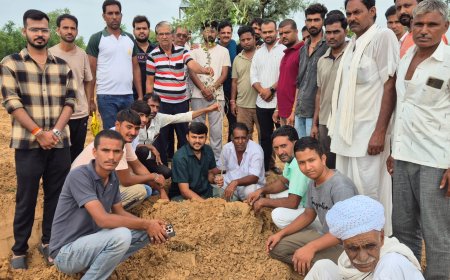 एक पेड़ मां के नाम से प्रेरित होकर खेड़ी शिला में रोपे 151 पौधे, परिजनों ने हर माह पौधारोपण का लिया संकल्प