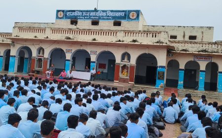 राजेंद्र मार्ग विद्यालय में हार्टफुलनेस संस्थान द्वारा ध्यान सत्र का आयोजन ,छात्रों ने सीखे मन की शांति और एकाग्रता के गुर