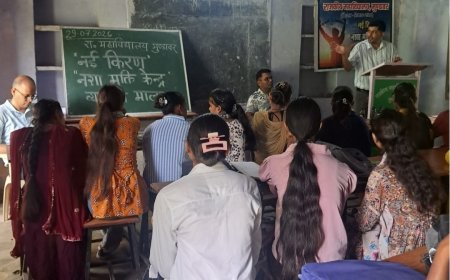 राजकीय महाविद्यालय मुंडावर में नशा मुक्ति पर विशेष व्याख्यान आयोजित ​