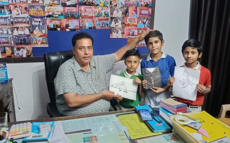 गुरु पूर्णिमा पर इंदिरा हैप्पी स्कूल में हुए विविध आयोजन