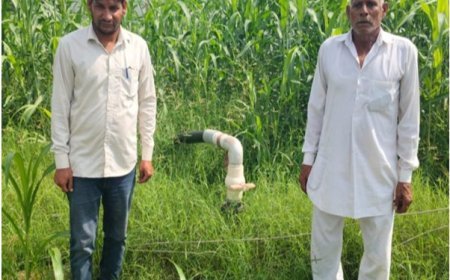 ग्रामीण सेवा शिविर बना किसान के लिए वरदान; सिंचाई पाइप लाइन से बचेगा पानी, बढ़ेगी पैदावार