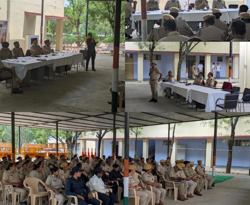 महिला सुरक्षा को लेकर पुलिस लाइन दौसा में संपर्क सभा एवं जागरूकता कार्यक्रम आयोजित
