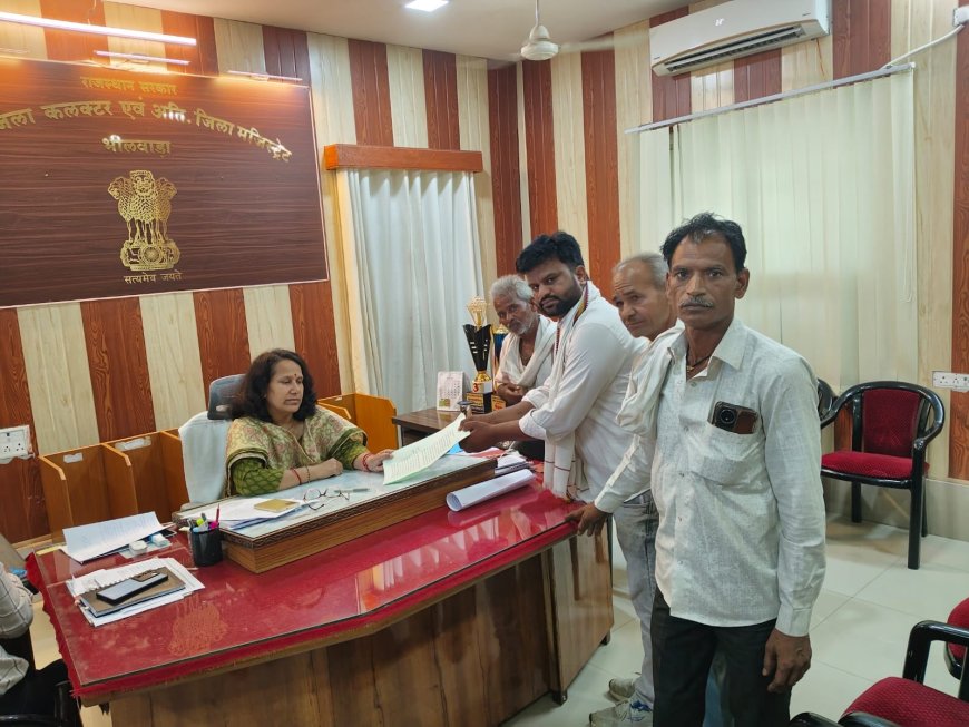 चारागाह बचाने के लिए खून से लिखा ज्ञापन, ग्रामीणों ने कलेक्टर को सौंपा, लगाए मिट्टी चोरी और पर्यावरण को नुकसान पहुँचाने का गंभीर आरोप