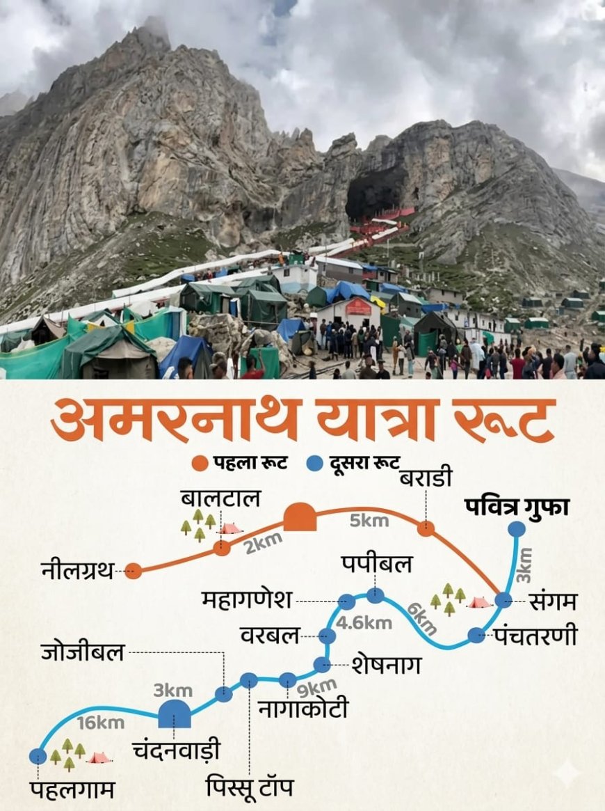 'बम-बम भोले' के जयकारों से गूंजी घाटी: कड़ी सुरक्षा के बीच अमरनाथ यात्रा शुरू, दोनों रूटों पर श्रद्धालुओं का भारी उत्साह; रजिस्ट्रेशन अनिवार्य