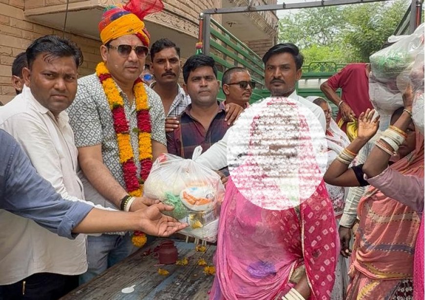 सेवा संकल्प के साथ मनाया प्रदेश सचिव कांग्रेस कमेटी राजस्थान अनराज उर्फ पिंटू मेवाड़ा का 39वाँ जन्मदिन, जरूरतमंदों को राशन सामग्री व फल वितरित