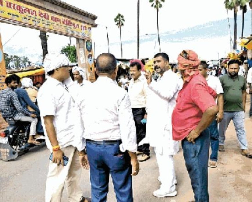 तरकुलहा मंदिर मार्ग होगा 14 मीटर चौड़ा, पैमाइश और सर्वे का कार्य शुरू