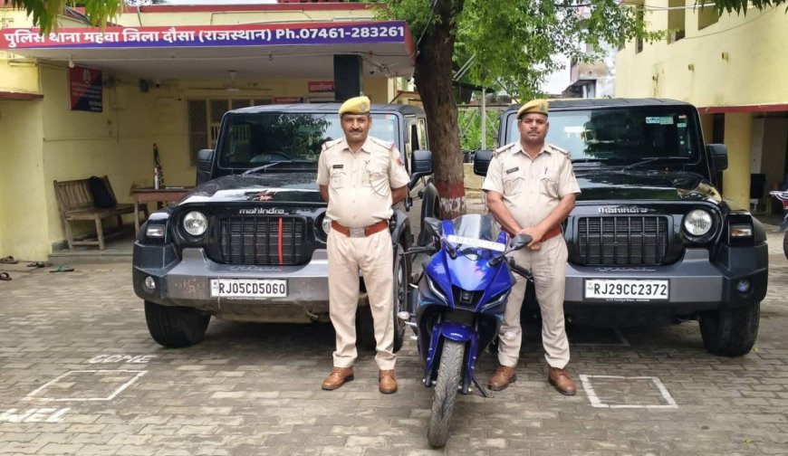 महुवा पुलिस की ताबड़तोड़ कार्रवाई: सड़क पर स्टंटबाजी करने वाले 5 शातिर दबोचे, 2 थार सहित 3 वाहन जब्त