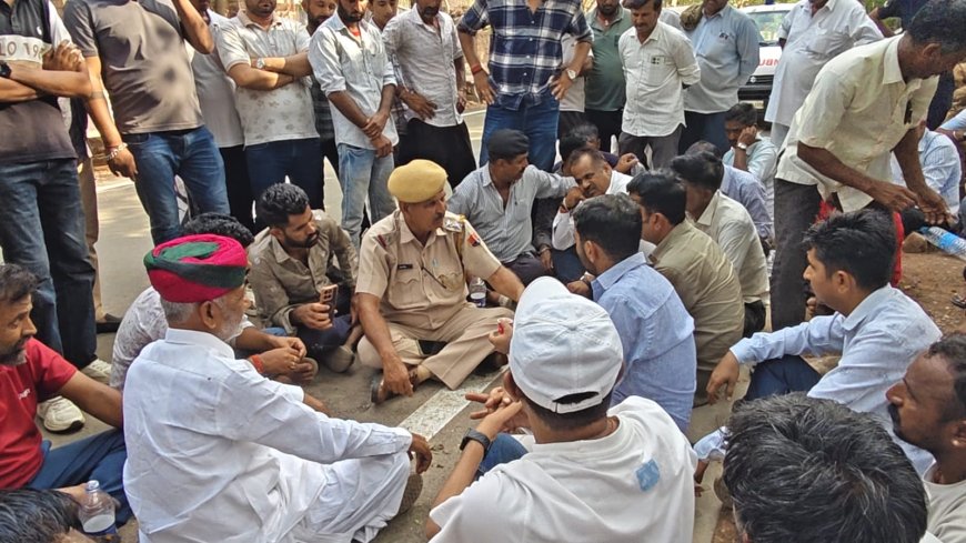 जोधपुर जिले के विशालु कला में खूनी संघर्ष 7 दिन बाद खुशाल सिंह ने तोड़ा दम; शव मोर्चरी में रख धरने पर बैठे ग्रामीण, फरार उप-सरपंच की गिरफ्तारी पर अड़े