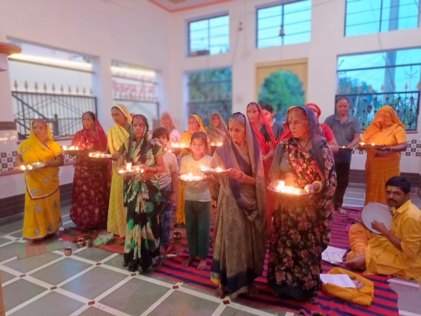 पटायरी की डूंगरी स्थित शिव मंदिर में दीप यज्ञ का आयोजन, उमड़ा श्रद्धा का सैलाब