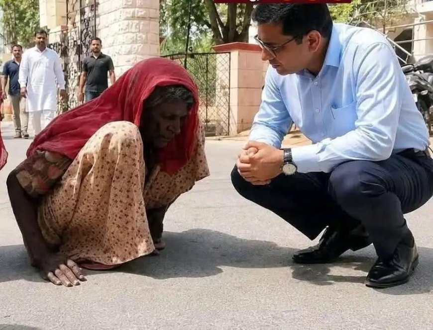 सच्ची संवेदनशीलता: 80 वर्षीय दृष्टिहीन बुजुर्ग महिला की व्यथा सुन चैंबर से बाहर आए कलेक्टर, 5 साल से बंद पेंशन तुरंत की बहाल