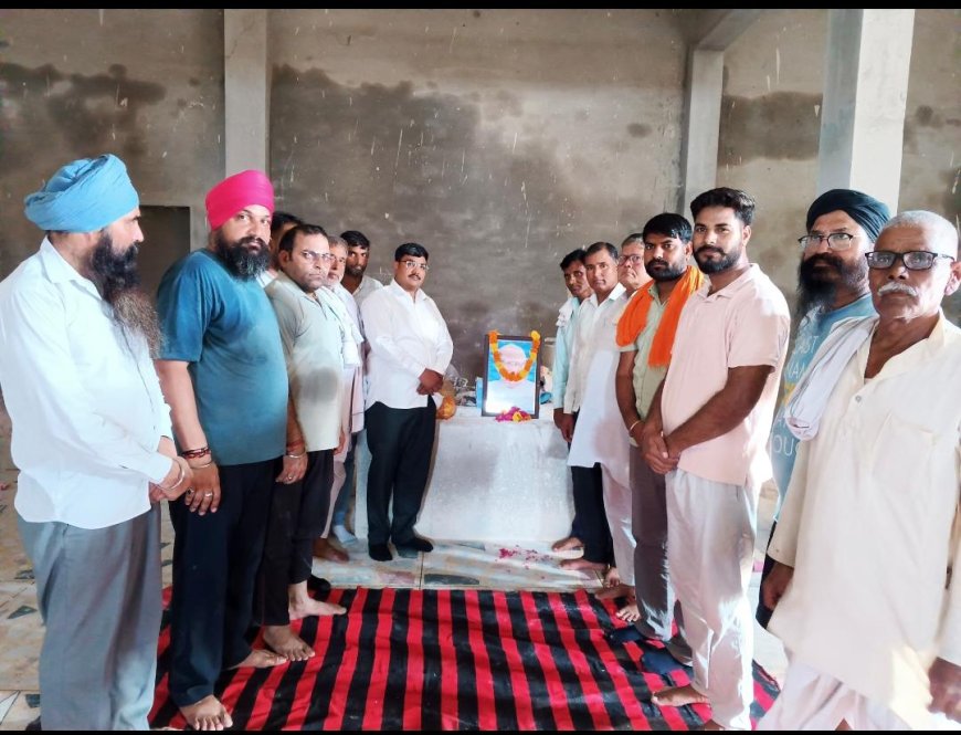 अलावड़ा में डॉ. श्यामा प्रसाद मुखर्जी की जयंती मनाई, भाजपा मंडल अध्यक्ष का जन्मदिन भी हर्षोल्लास से मनाया