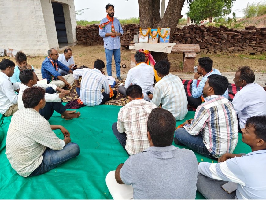 बावड़ी व धनारी मंडल में  श्यामा प्रसाद मुखर्जी के जन्मोत्सव पर पुष्पांजलि कार्यक्रम आयोजित