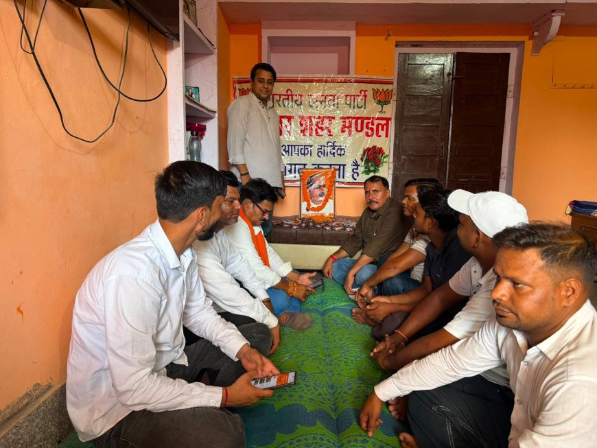 भुसावर में भाजपा शहर मंडल ने मनाई डॉ. श्यामा प्रसाद मुखर्जी की जयंती