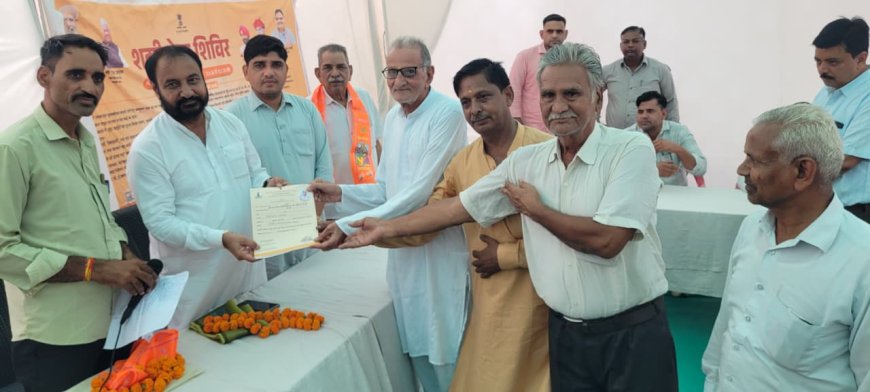 गोविंदगढ़ में शहरी सेवा शिविर, एक ही छत के नीचे मिला योजनाओं का लाभ;  विधायक सुखवंत सिंह ने बांटे पट्टे