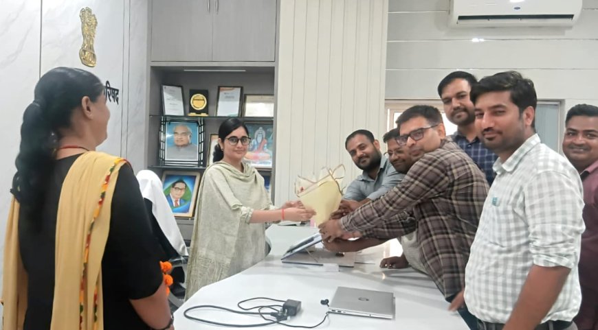 सहायक अभियंता सुश्री विनीता ने संभाला नगर परिषद आयुक्त का कार्यभार