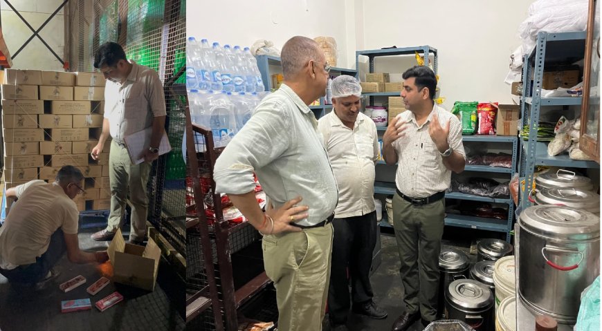 भिवाड़ी में स्टिंग एनर्जी की 21,200 कैन सीज, खाद्य सुरक्षा विभाग की बड़ी कार्रवाई