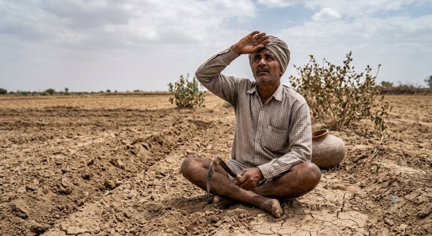 बावड़ी उपखंड में मानसून की बेरुखी, बारिश के इंतजार में अन्नदाता चिंतित; पर्याप्त वर्षा न होने से थमी खरीफ की बुवाई