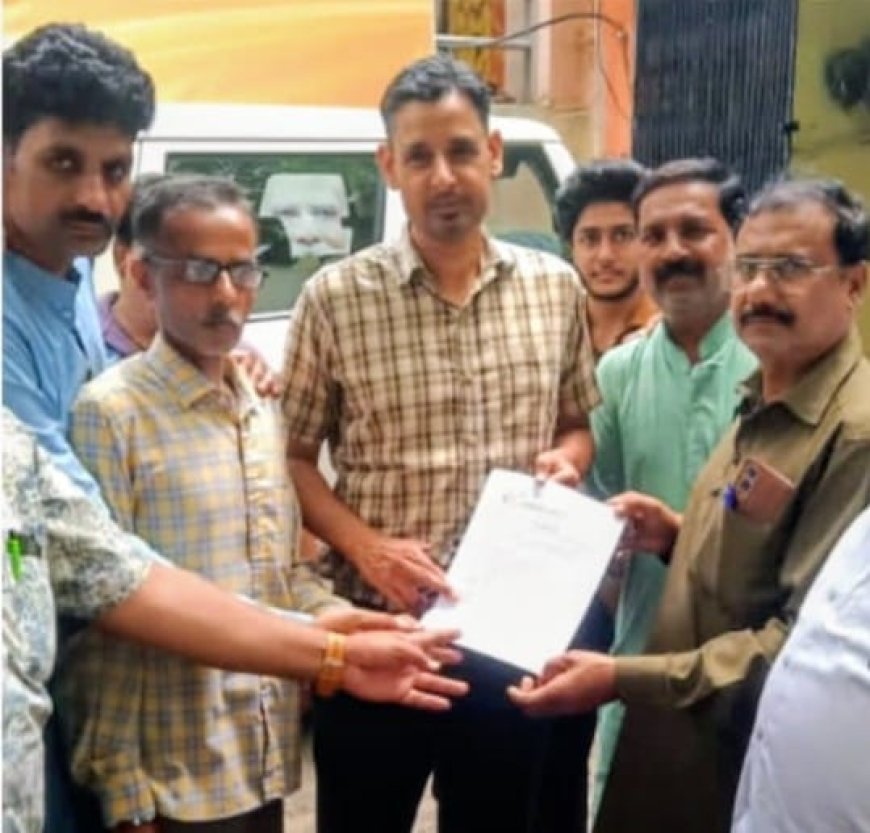 कपड़ा व्यापार संघ अंता ने उपखंड अधिकारी को दिया ज्ञापन