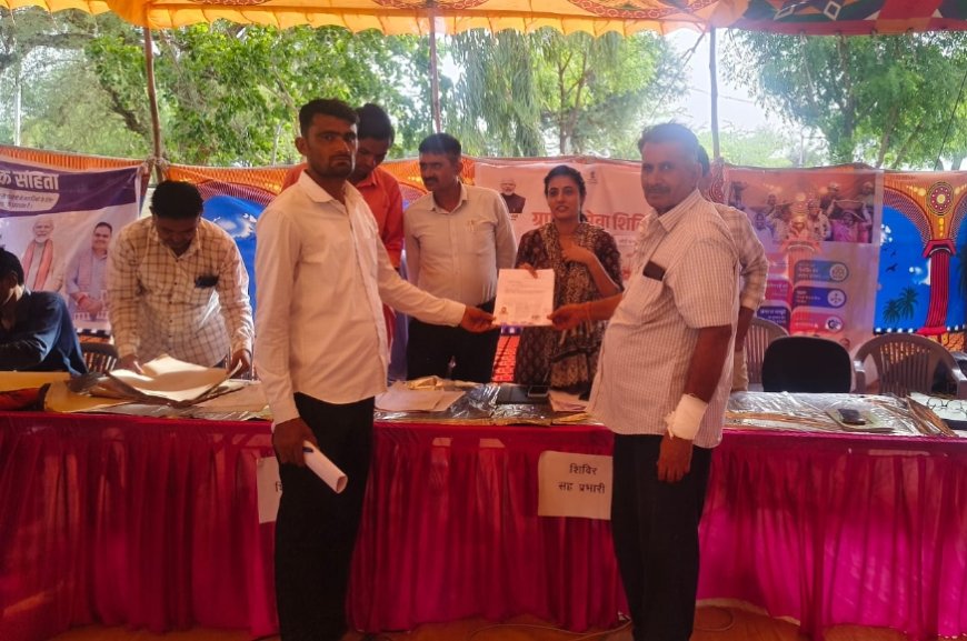 जोइंतरा में सजा 'ग्रामीण सेवा शिविर:बिजली, पानी और पेंशन से जुड़ी समस्याओं का मौके पर निस्तारण
